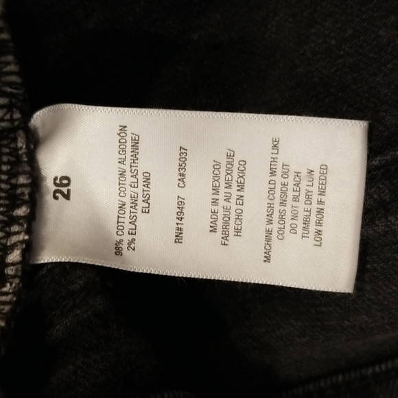 💕FAVORITE DAUGHTER💕 Evelyn High Rise Straight Leg Stirrup Jeans Storm Black 26 - Picture 15 of 16